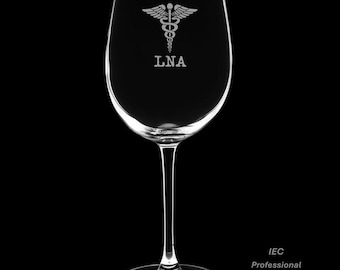 Registered Nursing Assistant 12 Ounce Wine Glass