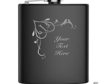 Wedding 6 Ounce Flask