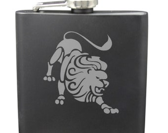 Leo Shot & 6 Ounce Flask Set