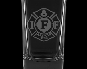 IAFF Officially Licensed 2.75 Ounce Dessert Shot Glass (Also available in 2.0oz)