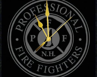 PFFNH Officially Licensed Custom Framed  "A-Grade Granite" Clock