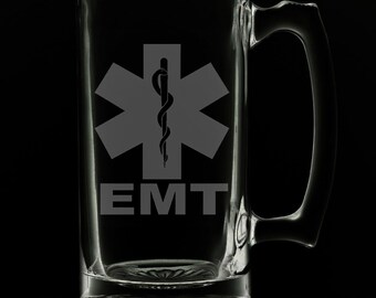 EMT 25 Ounce Beer Mug (Also Available in 16oz & 12oz)