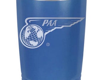 PanAm 1944 Logo 20 Ounce Blue Polar Camel Tumbler