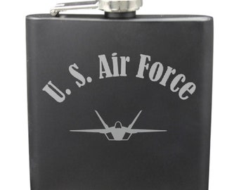 Air Force Shot & 6 Ounce Flask Set