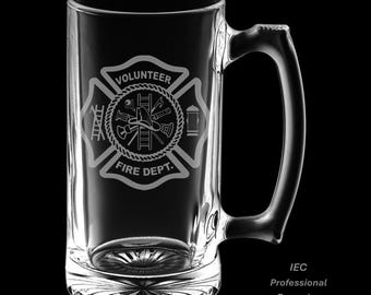 Volunteer Fire Department Beer Mug (25 or 16 ounce available)