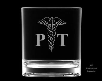 Physical Therapist 10 Ounce Rocks Glass