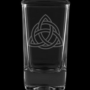 Vaso de chupito de postre Celtic Knot de 2,75 onzas (también disponible en 2,0 oz)