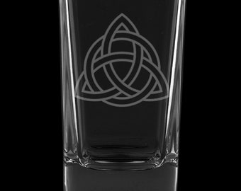 Celtic Knot 2.75 Ounce Dessert Shot Glass (Also available in 2.0oz)