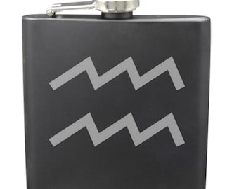 Aquarius 6 Ounce Flask