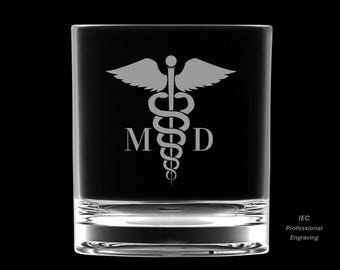 Medical Doctor 10 Ounce Rocks Glass