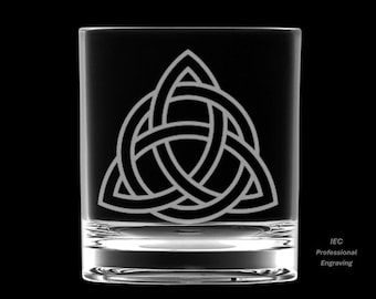 Celtic Knot 10 Ounce Rocks Glass with Gift Box