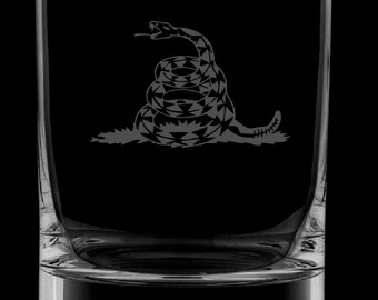 Gadsden  Timber Rattler Rocks Glass