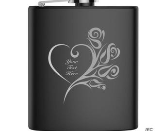 Wedding 6 Ounce Flask