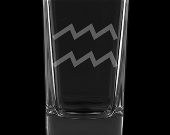 Aquarius 2.75 Ounce Dessert Shot Glass (Also available in 2.0oz)