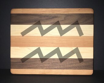 Aquarius 8"X 10" Hand Made Cutting Board (Also Available in 7"X 9" & 12"X 14")