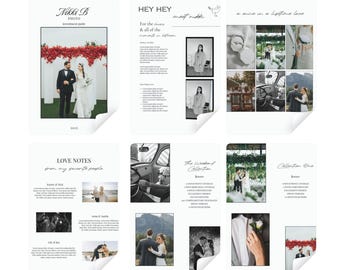 Photographer Pricing Guide Template | Editable Canva Investment Guide | Instant Download PDF