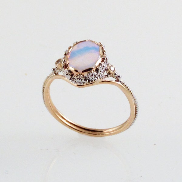 Opal Dream Ring- in 14K Gold