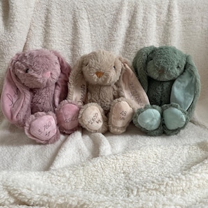 Personalized bunny plush