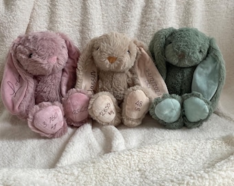 Personalized bunny plush