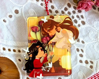 Hualian: acryl bedel kamer met gedroogde bloemen