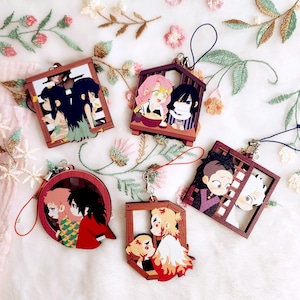 Demon Slayer Wooden Charms