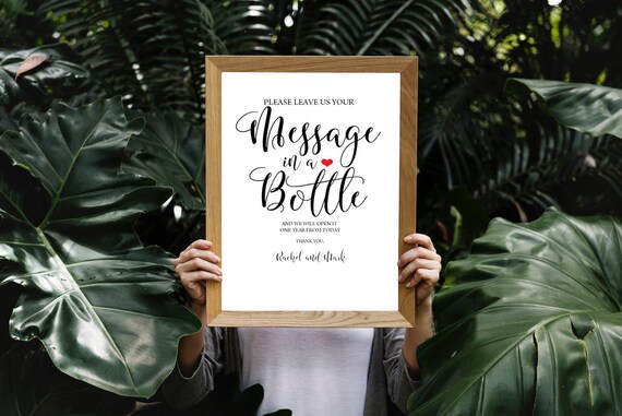 Nautical Navy And Gold Glitter Message In A Bottle Bridal