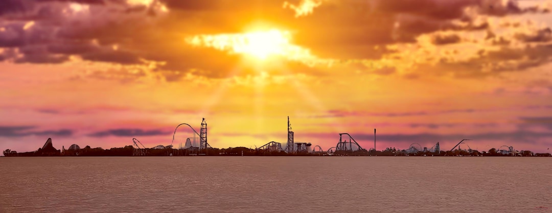 Cedar Point Skyline at Sunset Custom 8x10 Image - Etsy