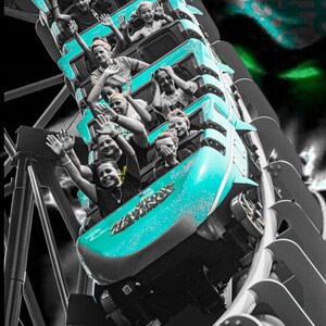 Phantom&#39;s Revenge @ Kennywood Immagine personalizzata 8x10 Fotografia