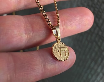 חי Gold Plated Judaism Chai Life Symbol in Hebrew ~ on long lasting golden plated chain with stainless steel base ~ custom length up to 24&quot;