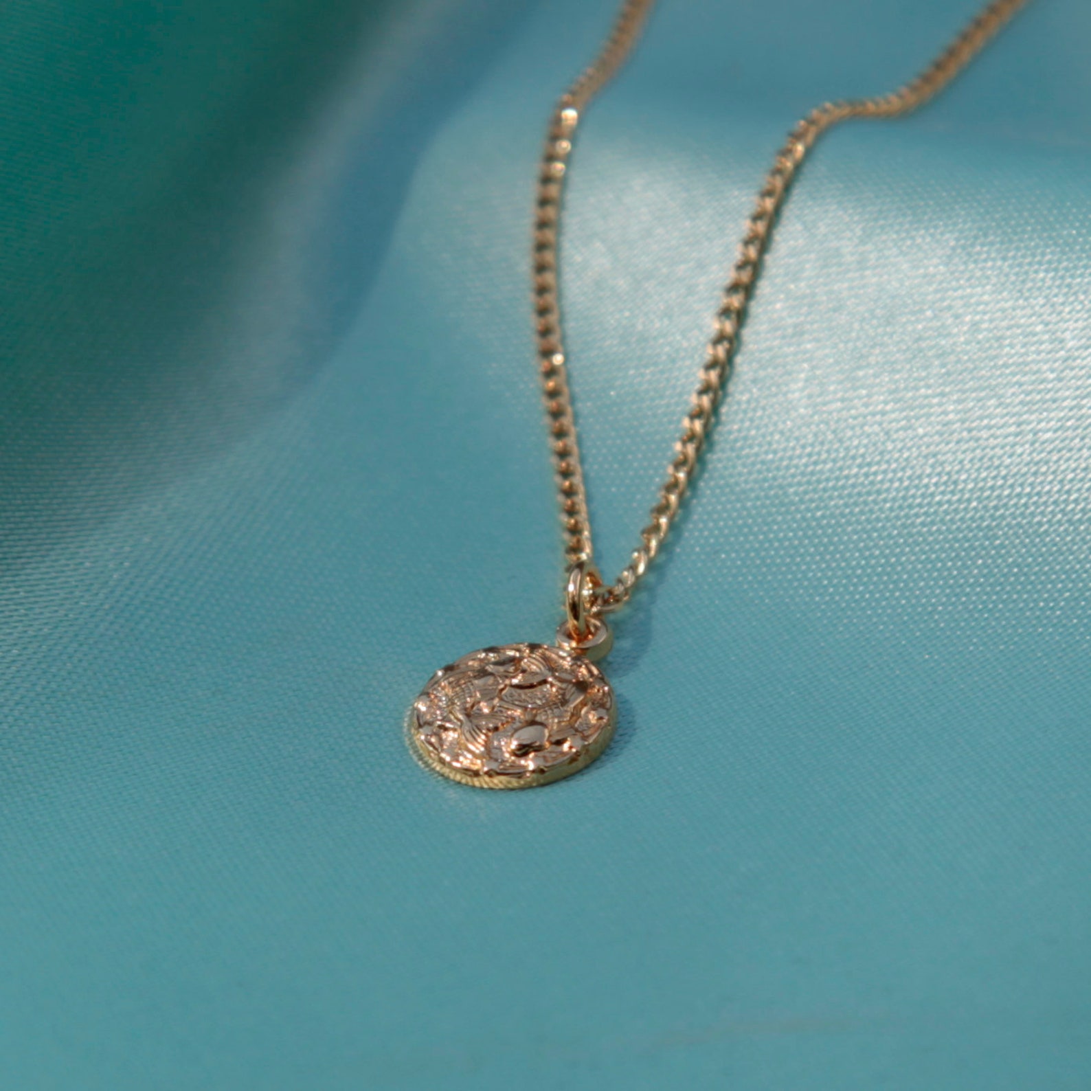 Zodiac medallion necklace Clearance