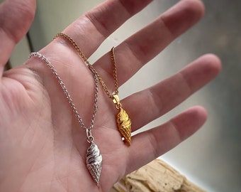 Ice Cream Cone Charm or Pendant Necklace avail in gold or rhodium plated, 5 chain options, comes in velvet gift bag.