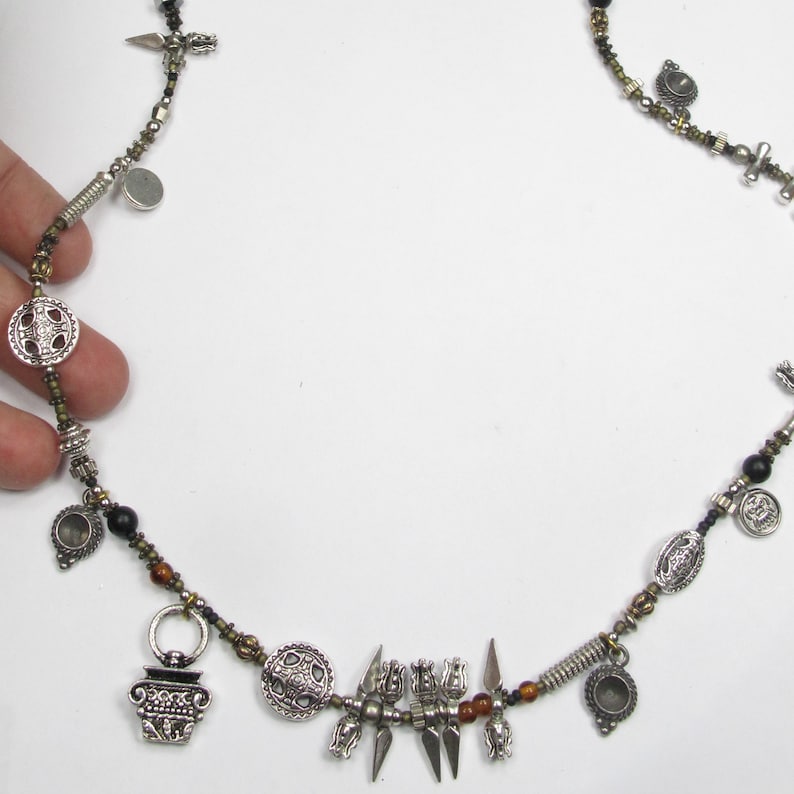 Savage Wise One Inspired Ancient Witch Killer Rogue Warrior Medieval Science Fiction Inspired Necklace