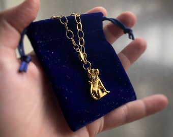 Large Leo Lion Pendant - Zodiac Astrology Horoscope Charm Necklace, vintage style with or without custom length long chain