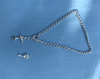 Charm Holder Necklace, Charm Holder, Charm Holder Pendant, Safety