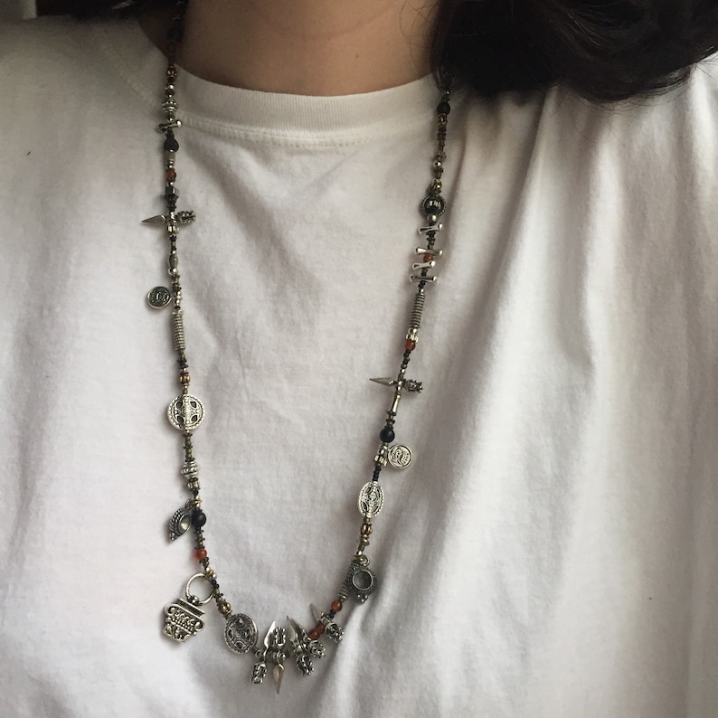 Savage Wise One Inspired Ancient Witch Killer Rogue Warrior Medieval Science Fiction Inspired Necklace
