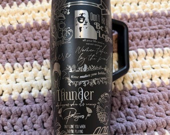 Custom Engraved Tumbler | Gypsy Queen Inspired Design | Vintage Quote Drinkware | Laser Engraved Travel Mug | Personalized Gift