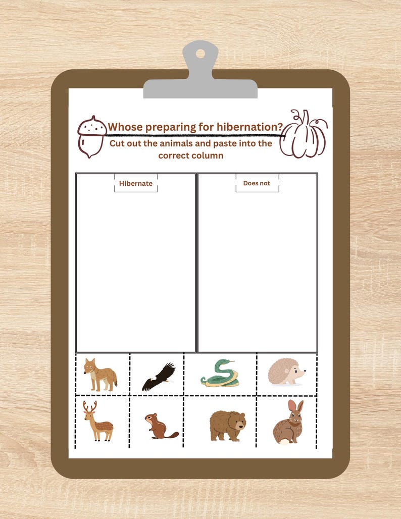 Fall Activity Pack for Kids | Printable Worksheets | Autumn ...