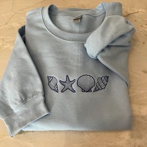 Set of 6 Ocean Net Shell Embroidered Shirt  (S, M & L)