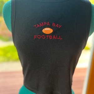 Tampa bay football embroidered tank, NFL tanks