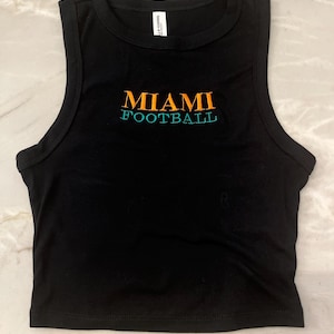 Miami Football besticktes Tanktop, nfl Tank, Sportliebhaber