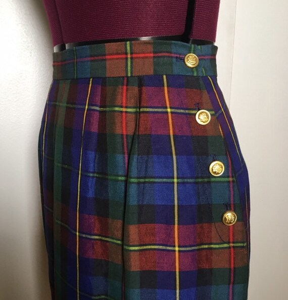 ralph lauren tartan plaid dress
