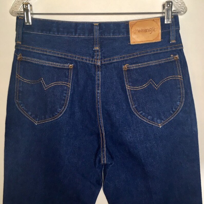 Vintage Wrangler Dark Blue Jeans 30x30 - Etsy