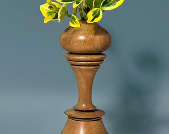 Lathe Turned Decorative Weed Pot