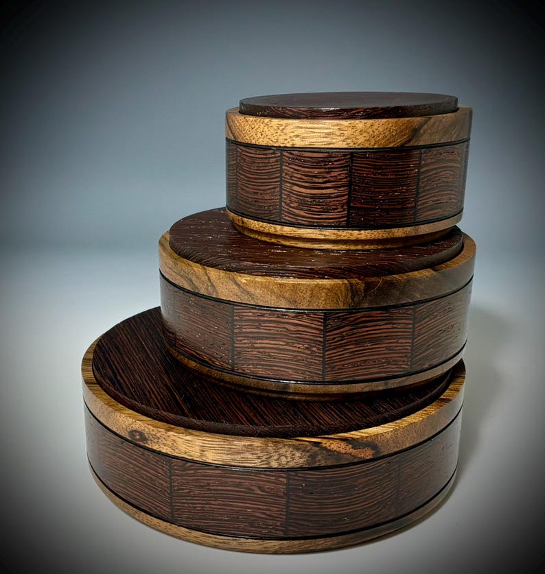 Set of 3 Segmented Stacking Boxes - Etsy