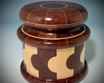 Maple & Purpleheart Segmented Apothecary Box