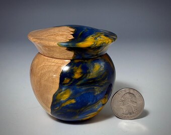 Resin and Wood Apothecary Box