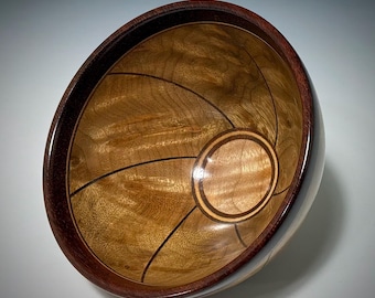 Small Segmented Myrtlewood Bowl