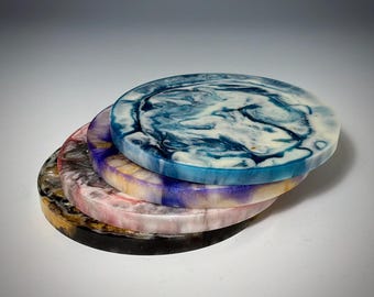 Multi Colored Resin Coasters