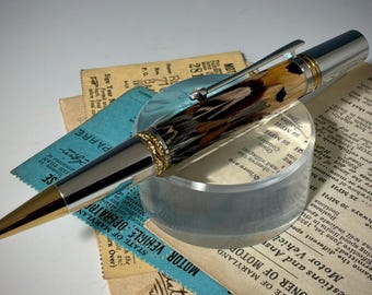 Majestic Squire Ballpoint Twist Pen – Pheasant Feather Handmade Pen