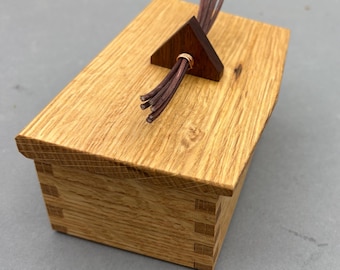 Winter woods white oak box